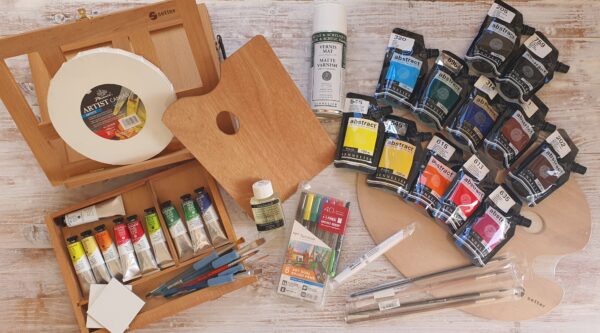 Sorteo Solidario Set materiales Bellas Artes